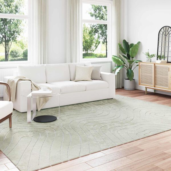 vidaXL Area Rugs Rectangular PALMERAS Green 280 x 200 cm Polyester