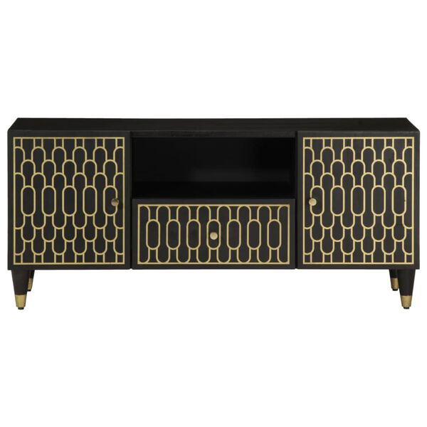 vidaXL TV Cabinet 105x33x46 cm Solid Wood Mango