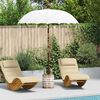 vidaXL Balinese Parasol with Base 260 180-190 cm