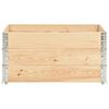 vidaXL Pallet Collars 3 pcs 80x120 cm Solid Pine Wood
