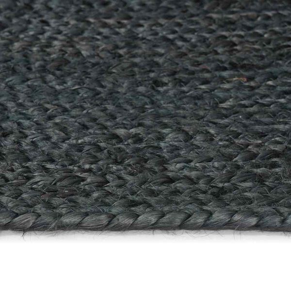 vidaXL Area Rugs Rectangular Dark Grey 120 x 170 cm Jute
