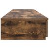 vidaXL Bed Drawers Smoked Oak 135 x 36.5 x 16.5 cm Engineered Wood