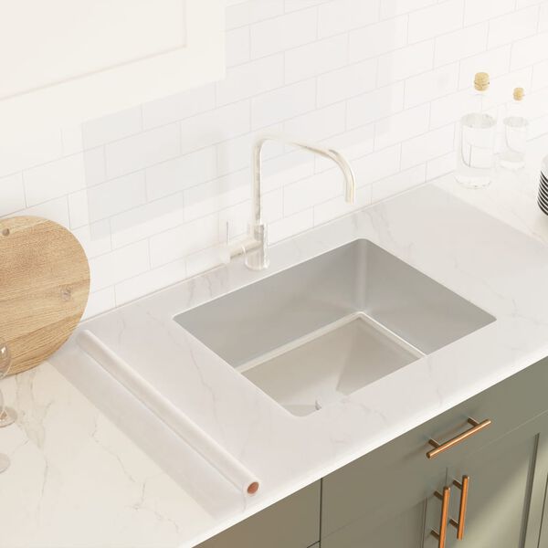 vidaXL Furniture Sticker Self-Adhesive Transparent 90x500 cm PVC