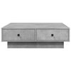 vidaXL Coffee Table Concrete Grey 90x90x28 cm Engineered Wood