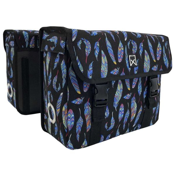 Willex Bicycle Panniers 34 L Blue Feather
