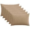 vidaXL Cushion Cover 6 pcs HEERLEN Brown 50 x 80 cm Corduroy