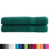 vidaXL Premium Sauna Towels SOLUND 2 pcs Green 80x200 cm 600 gsm