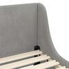 vidaXL Children's Bed Frame with Headboard Light Grey 80 x 160 cm