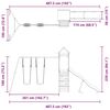 vidaXL Outdoor Playset Impregnated Wood Pine