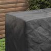 vidaXL Furniture Cover Plain Black 130 x 80 x 70 cm 210D