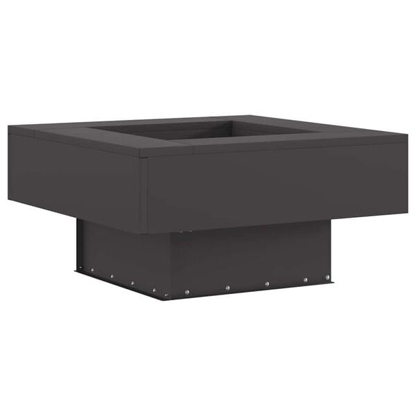 vidaXL Fire Pit Black 60 x 60 x 30 cm Steel