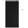 vidaXL Venetian Blind Black 70 x 160 cm 35 mm Solid Paulownia Wood