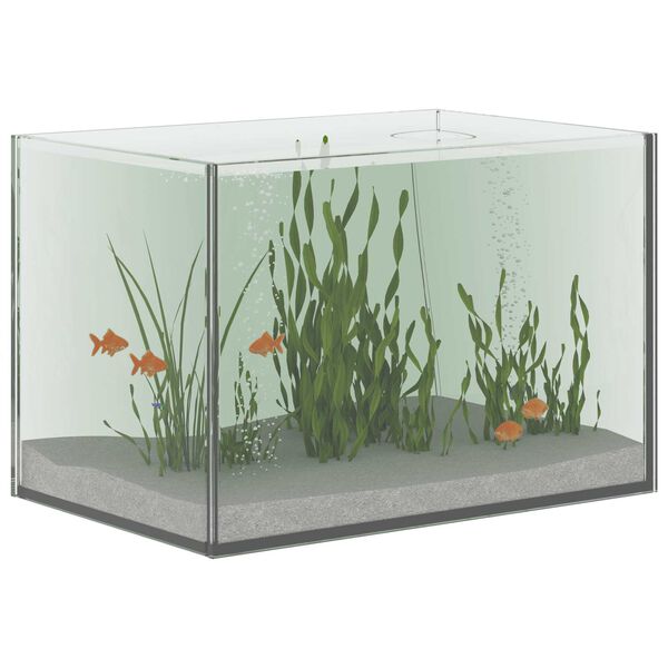 vidaXL Aquarium with Storage Transparent 30 x 20 x 20 cm Glass