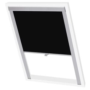 vidaXL Blackout Roller Blinds Black F06