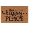 vidaXL Door Mat Natural 45x75 cm Tufted Coir