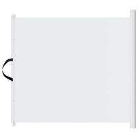 vidaXL Retractable Pet Gate White 82.5x125 cm