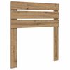 vidaXL Bed Frame Artisian Oak 75 x 190 cm Solid Pine Wood
