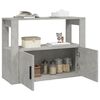 vidaXL Sideboard Concrete Grey 80x30x60 cm Engineered Wood