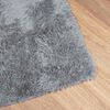 vidaXL Shaggy Rug High Pile NAVARRA Light Grey 130x200 cm Polyester