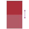 vidaXL Roller Blind Blackout Red 140x210 cm Fabric Width 136.6 cm Polyester