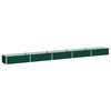 vidaXL Raised Garden Bed Green 400 x 40 x 24 cm cold-rolled steeel