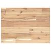 vidaXL Floating Shelf 60x30x2 cm Untreated Solid Wood Acacia