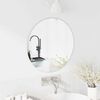 vidaXL Wall Mirror Round &Oslash; 50 cm Tempered Glass