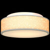 vidaXL Ceiling Lamp with Spotlights Grey 38 x 38 x 13.5 cm Fabric