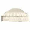 vidaXL Pallet Cushion Set 2 pcs Cream 150 x 40 x 8 cm Oxford fabric