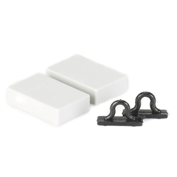 Travellife Fly Curtain for Door Chenille Basic 185x56 cm Grey and White