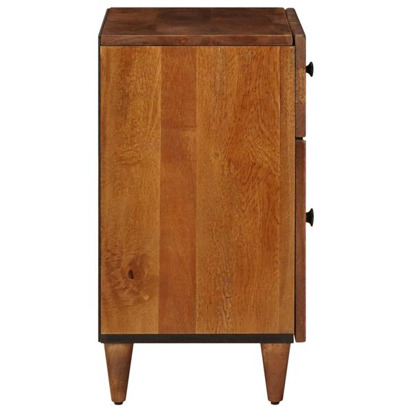 vidaXL Bedside Cabinet Brown 50 x 33 x 60 cm Solid Mango Wood