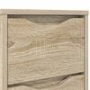 vidaXL Bedside Table Sonoma Oak 30.5 x 30 x 43 cm Engineered Wood