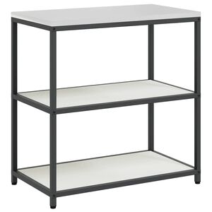 vidaXL Kitchen Storage with Shelf White 90 x 50 x 92 cm Steel