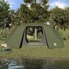 vidaXL Fishing Tent with Roof Olive green 514 x 465 x 187 cm Polyester