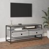 vidaXL TV Cabinet Grey Sonoma 100x35x45 cm Engineered Wood