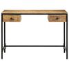 vidaXL Desk with Drawer Brown 105 x 50 x 75 cm Solid Mango wood
