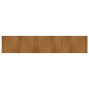 vidaXL Rug Rectangular Brown100x1000 cm Bamboo