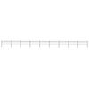 vidaXL Garden Fence | Steel | Sturdy | Rectangular | Modern