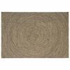vidaXL Area Rugs Natural and Black 160 x 230 cm Jute