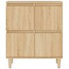 vidaXL Sideboards 3 pcs Sonoma Oak 60x35x70 cm Engineered Wood