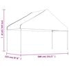 vidaXL Gazebo with Roof White 8.92x5.88x3.75 m Polyethylene