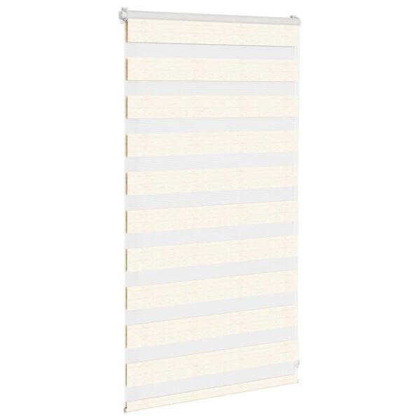 vidaXL Zebra Blind Marble Beige 70x100 cm Fabric Width 65.9 cm Polyester