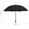 vidaXL Umbrella Black 130cm