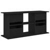 vidaXL Aquarium Stand Black Oak 121x41x58 cm Engineered Wood