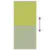 vidaXL Roller Blind Blackout Leaves Green 115x230 cm Fabric Width 110.7 cm Polyester
