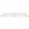 vidaXL Pallet Bed without Mattress White 140x190 cm Solid Wood