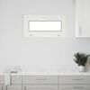 vidaXL Basement Window RISOR 80x40 cm Tilt 2 Glazing White