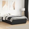 vidaXL Bed Frame without Mattress Black 120x190 cm Small Double