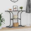 vidaXL Console Table Grey Sonoma 101 x 35 x 80.5 cm Engineered Wood