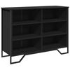 vidaXL Sideboard Black 101x35.5x74.5 cm Engineered Wood
